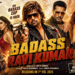 Himesh Reshammiya as Ravi Kumar in Badass Ravi Kumar 2025 action musical film scene with retro Bollywood style and dramatic visuals