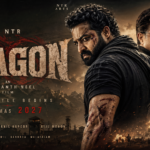 Jr NTR Dragon movie concept artwork showing intense action theme with Prashanth Neel pan-India cinematic style and dramatic lighting.
