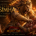 Mahavatar Narsimha 2025 animated scene showing Lord Vishnu’s Narasimha avatar in a mythological battle against Hiranyakashipu in cinematic 3D style.