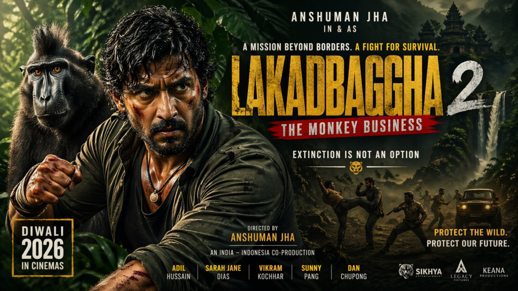 Anshuman Jha in Lakadbaggha 2 action scene fighting wildlife traffickers