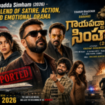 Gaayapadda Simham 2026 Telugu satire movie poster