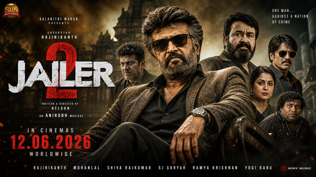 Rajinikanth as Tiger Muthuvel Pandian in Jailer 2 2026 action scene