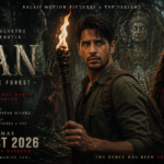 Vvan Force of the Forest 2026 movie forest mystery scene with Sidharth Malhotra and Tamannaah Bhatia in a folklore thriller setting